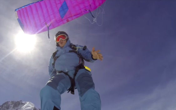 First airdrop from a speed-ride to a base jump with the Flying Frenchies