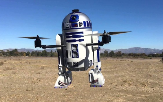 What do you get when you cross a Star Wars fan with a drone enthusiast?