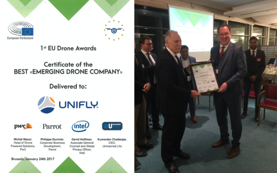 Unifly Awarded Best Emerging Drone Company At EU Drone Awards