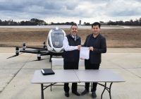 EHang Conducts Their First-Ever U.S Trial Flight of Autonomous EHang 216 Air Taxi at North Carolina Transportation Summit